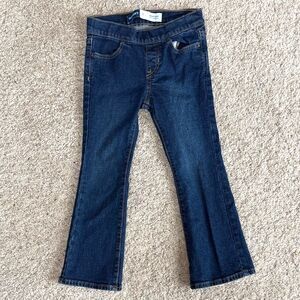 Old Navy Girl Bootcut Jeans Small 6-7 Dark Wash Blue Denim School Boho Aesthetic